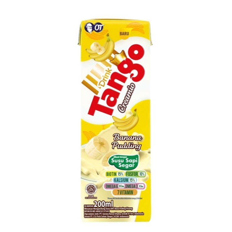 

Tango Drink Creamio Susu UHT Banana Pudding 200 ml