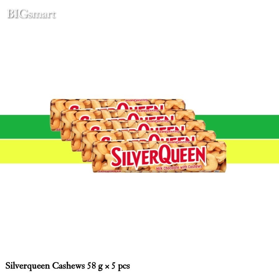 

SilverQueen Beli 4 Gratis 1 Milk Chocolate Cashews 58 g