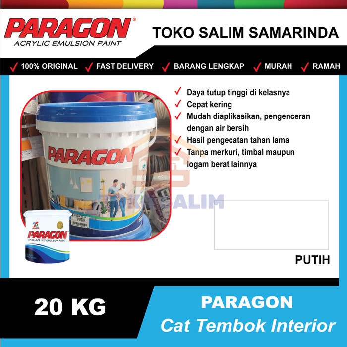 "'''] Cat Tembok Interior Paragon 20Kg - PUTIH