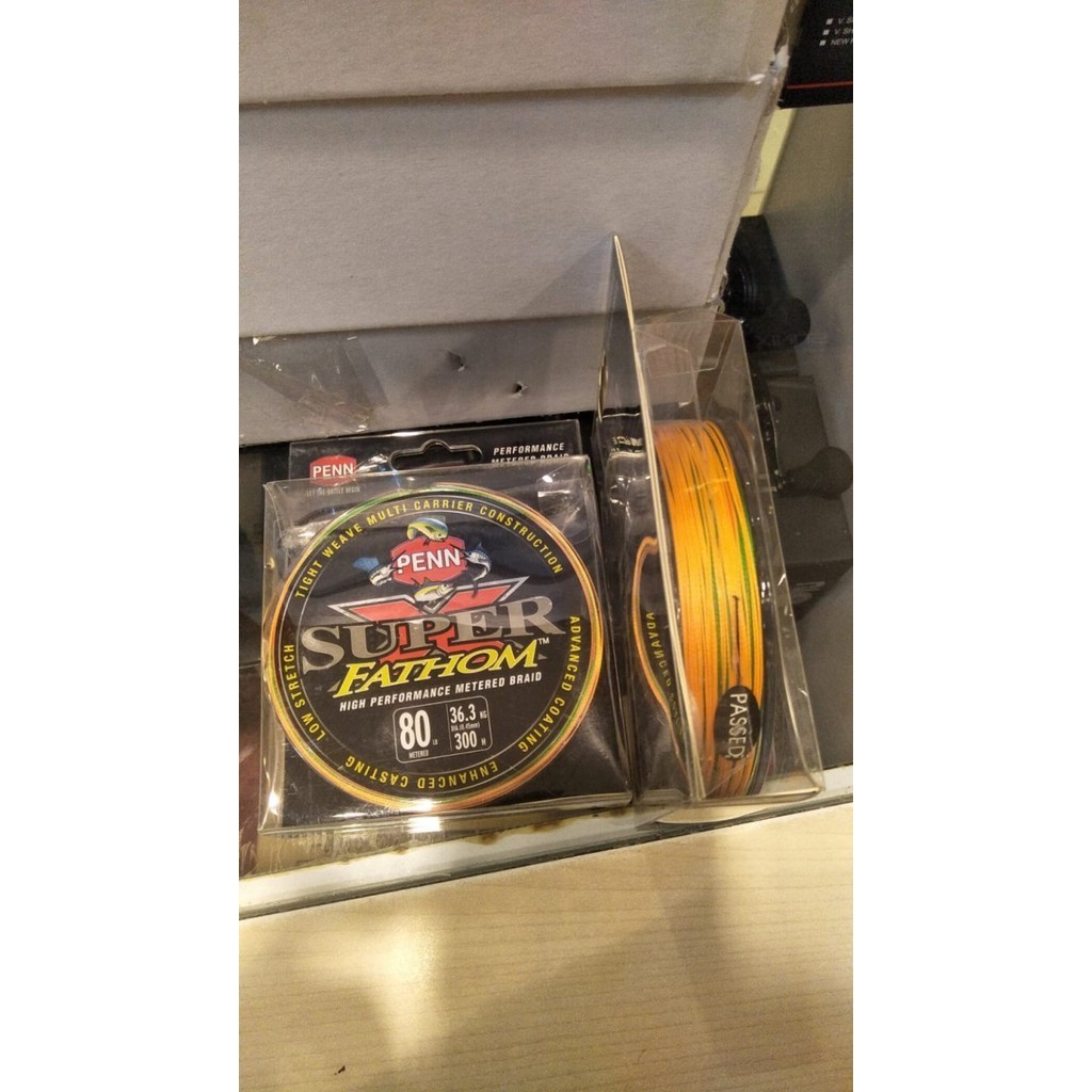 PENN Super X Fathom Braid 300M Multi Color - Senar Pancing PE Jigging