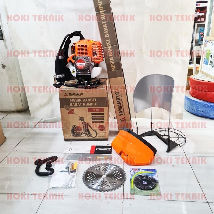 Yamamax Yx35 Mesin Potong Rumput 4 Tak + Tudung Padi Mesin Potong Padi
