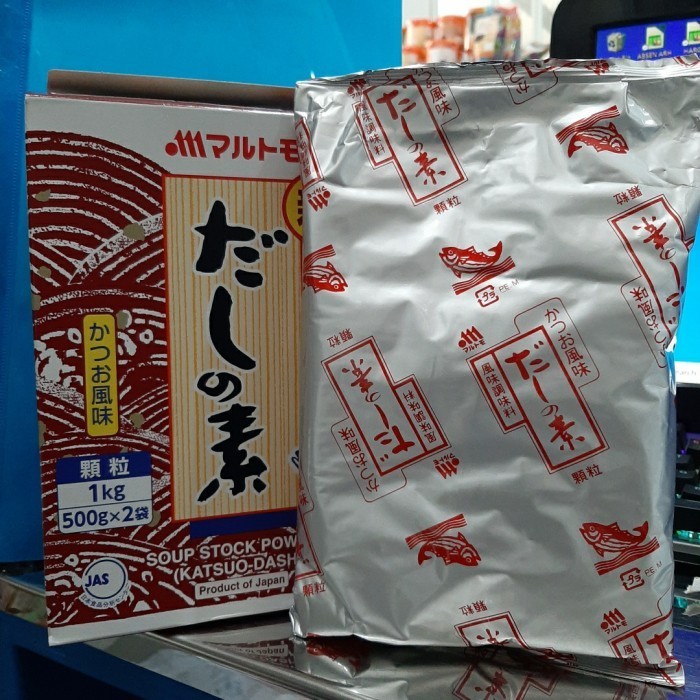 

Marutomo Hondashi 500Gr X 1 (Soup Katsuo Dashi)/Kaldu Ikan Bubuk