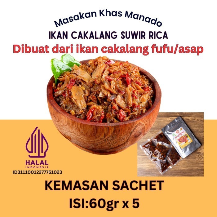 

Ikan Cakalang Suwir Khas Manado 350Gr