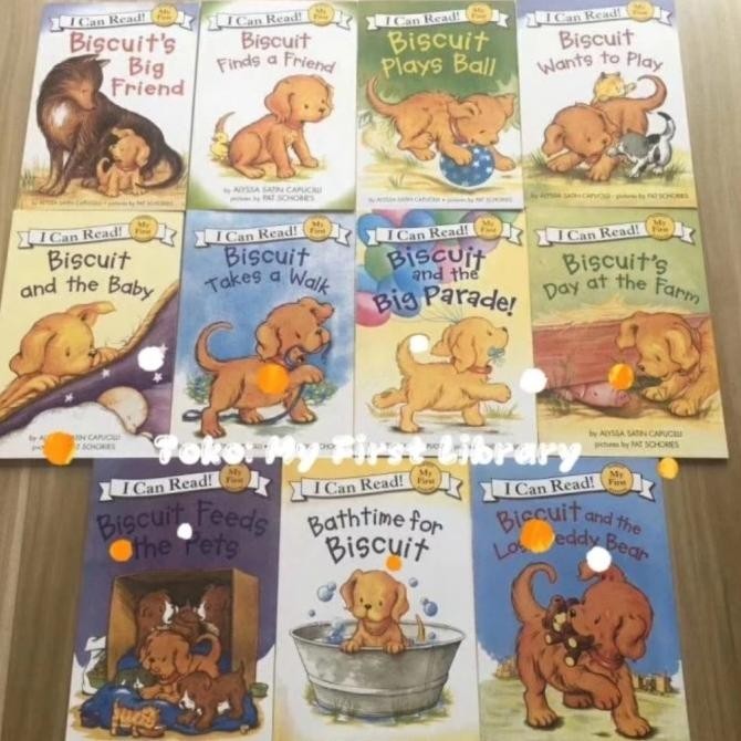 [Ready Stock] I Can Read Biscuit 25 Books Phonics Natural Spelling