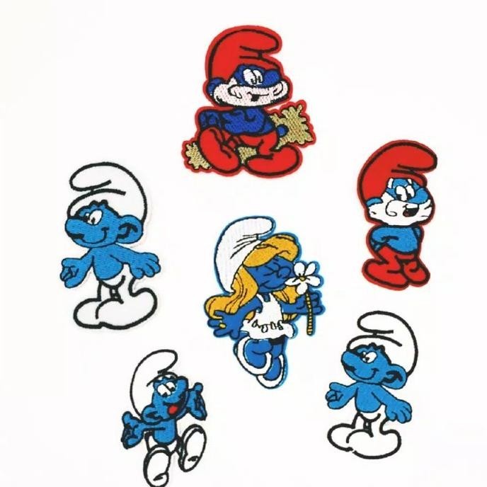 

Patch Bordir Komik The Smurf Blue