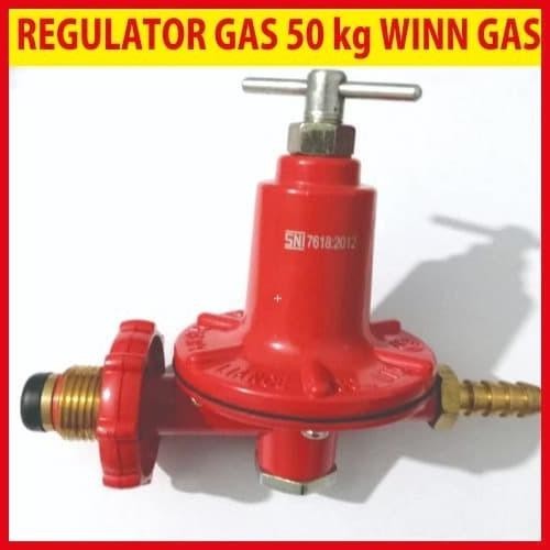 [Baru] Regulator Gas 50Kg 50 Kg Winn Gas Winn Gas Tanpa Meter