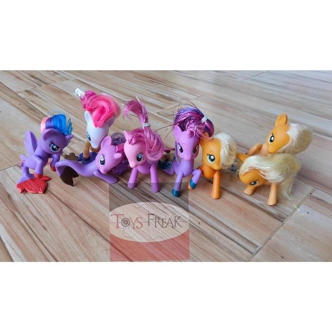 Figure My Little Pony Mermaid Pony Duyung 8pcs