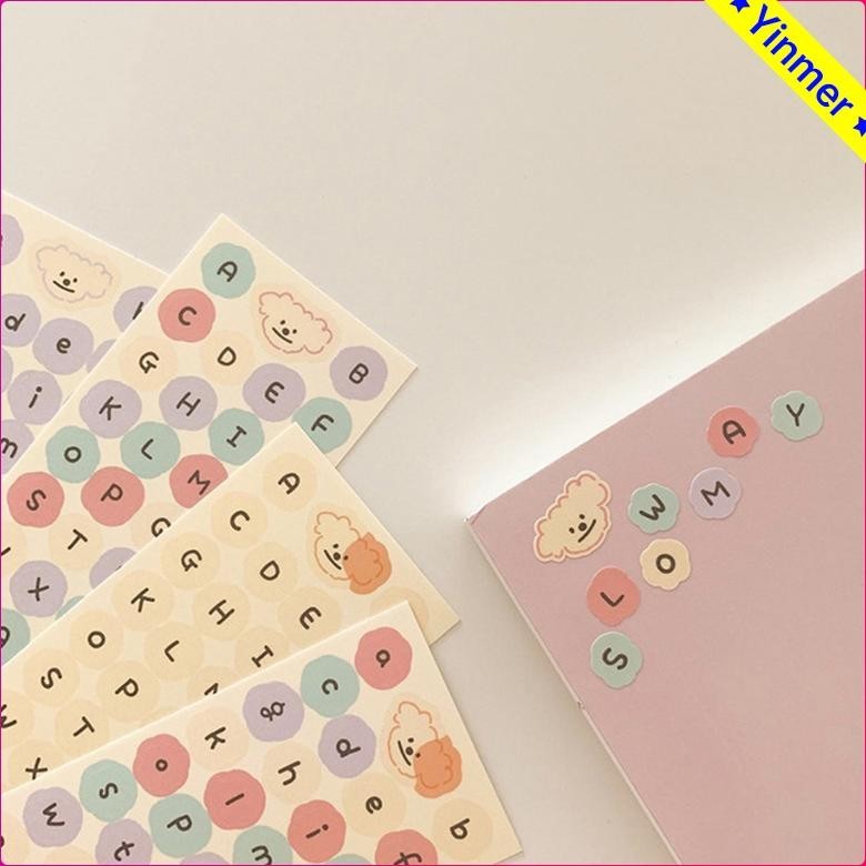 

Cod1Pc Stiker Alpabet Huruf Angka Kartun Lucu Beruang Stiker Untuk Dekor Buku Jurnal / Diary Warna Anti Air Murah-Yinmer Gratis Ongkir