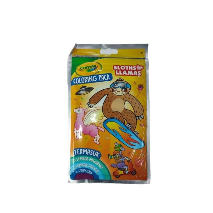 

Crayola Coloring Pack Sloths Llamas