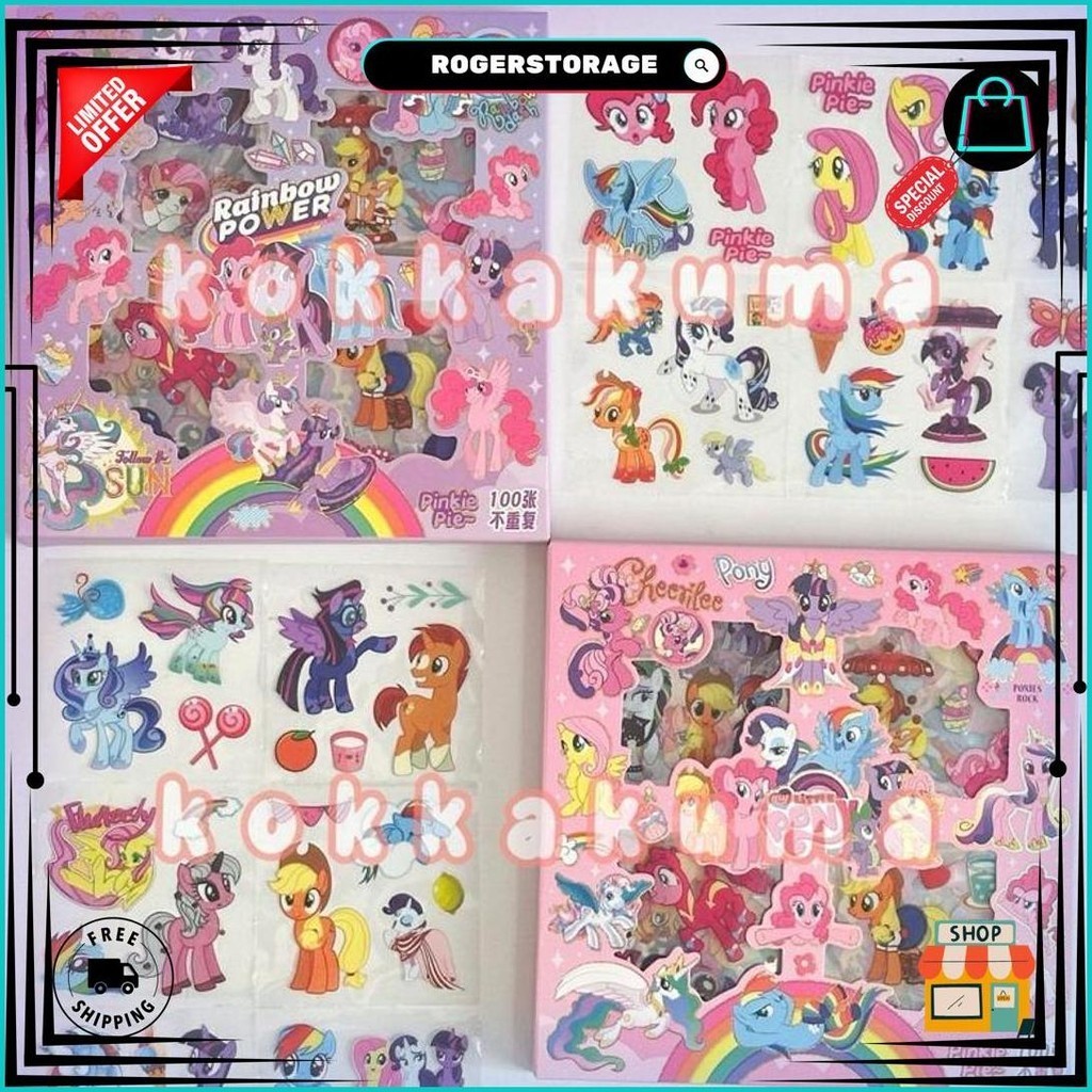 

( Kkm ) Unicorn My Little Pony Sticker Box 2D Dekorasi Anak Perempuan Journal Aesthetic / Jurnal Binder Stiker Box 1 Set Isi 72 Lembar Waterproof Anti Air Sale