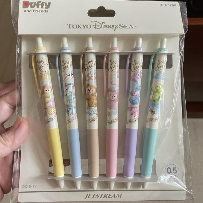 

tokyo disney sea pen set / duffy and friends pen / disney jetstream