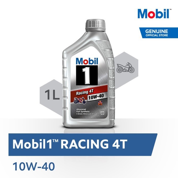 Oli Motor - Mobil 1 Racing 4T 10W-40 (1 Liter)