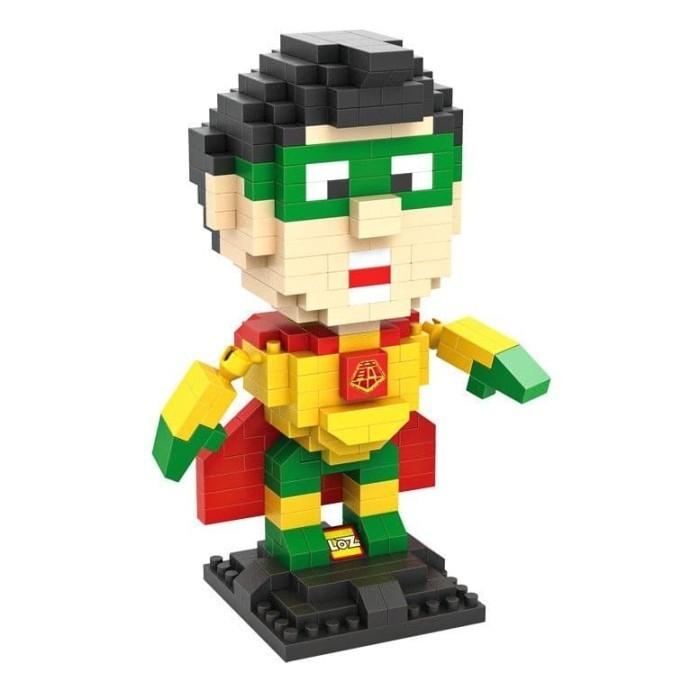 Batman & Robin 9012 Lego Nano Blo/Ni Bri Merk Loz