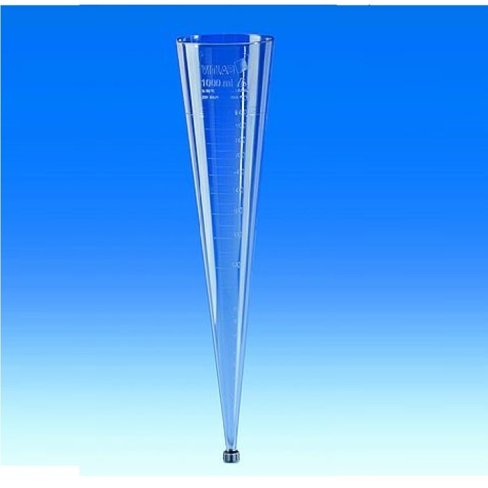 IMHOFF SEDIMENTATION CONE 1000 ML 1 LTR IMHOFF PLASTIK VITLAB