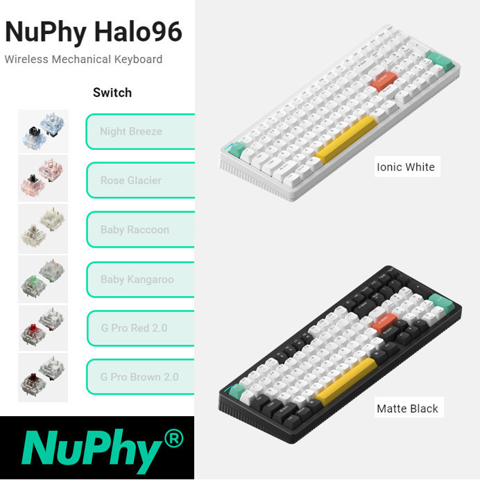 Promo Nuphy Halo96 Wireless Mechanical Keyboard