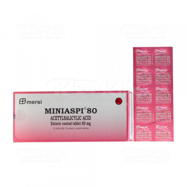 Miniaspi 80Mg Tab 100'S