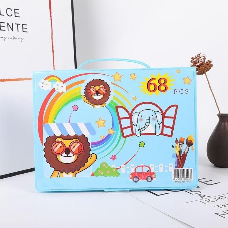 

Cxv-38 Crayon Set Isi 68Pcs Alat Melukis/ Mewarnai Menggambar Anak-Anak Gratis Ongkir
