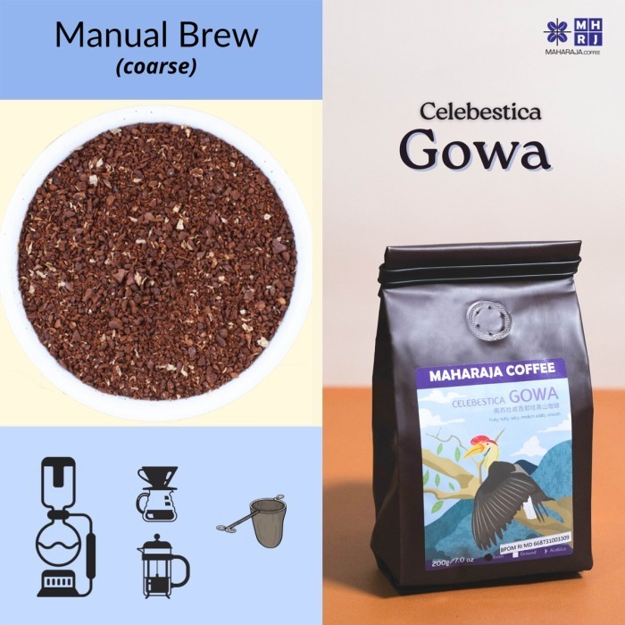 

Fresh Roast Celebestica Gowa 200G Kopi Sangrai Sulawesi Gowa Arabika