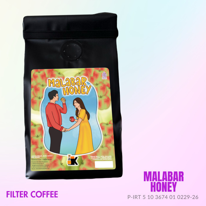 

Biji Kopi Arabika Malabar Black Honey 200Gr
