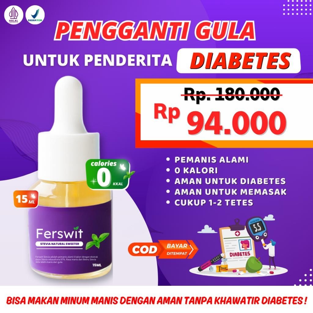 

Ferswit Pemanis Alami Gula Cair Tetes Stevia Alami Kualitas Terbaik Kualitas Terbaik