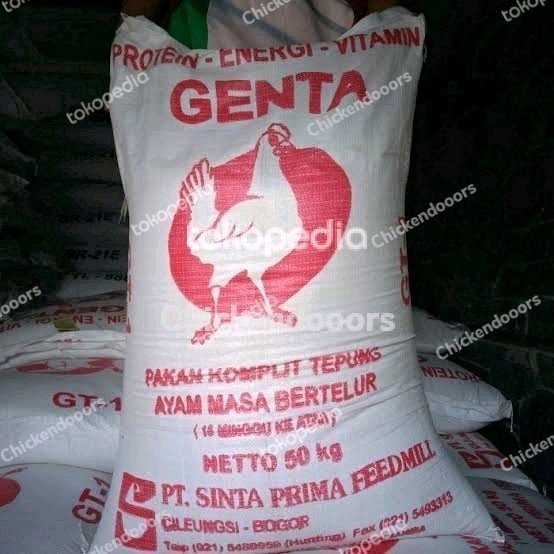 Genta Pur Ayam Petelur Gt-1 Pakan Layer Petelur 50Kg Sinta Telor Gt 1