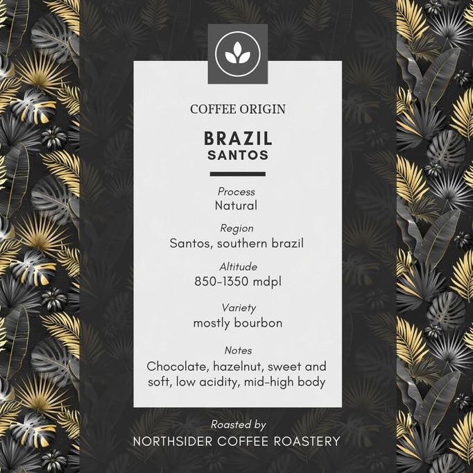 

Biji Kopi Arabika Brazil Santos Sc 17/18 Natural - Biji Kopi Mentah