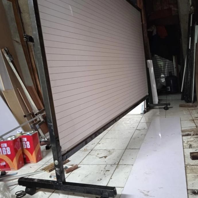 

Jual Papan Tulis Whiteboard Bergaris Standing Ukuran 120X240