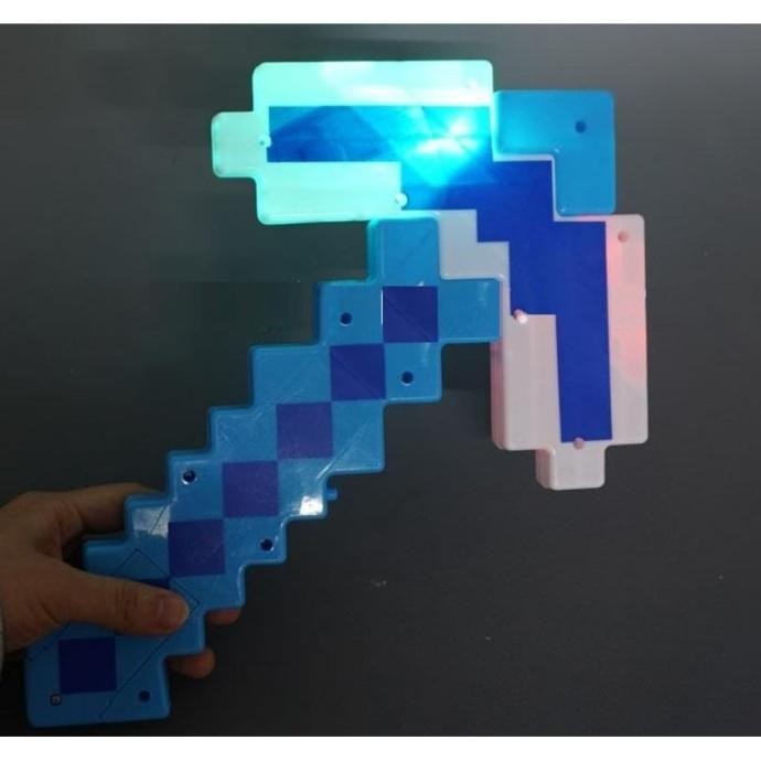 Pedang Minecraft LED Diamond Pickaxe