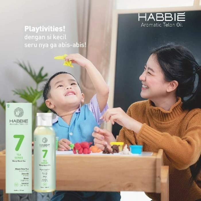 Habbie Aromatic Telon Oil 100Ml Tea Series