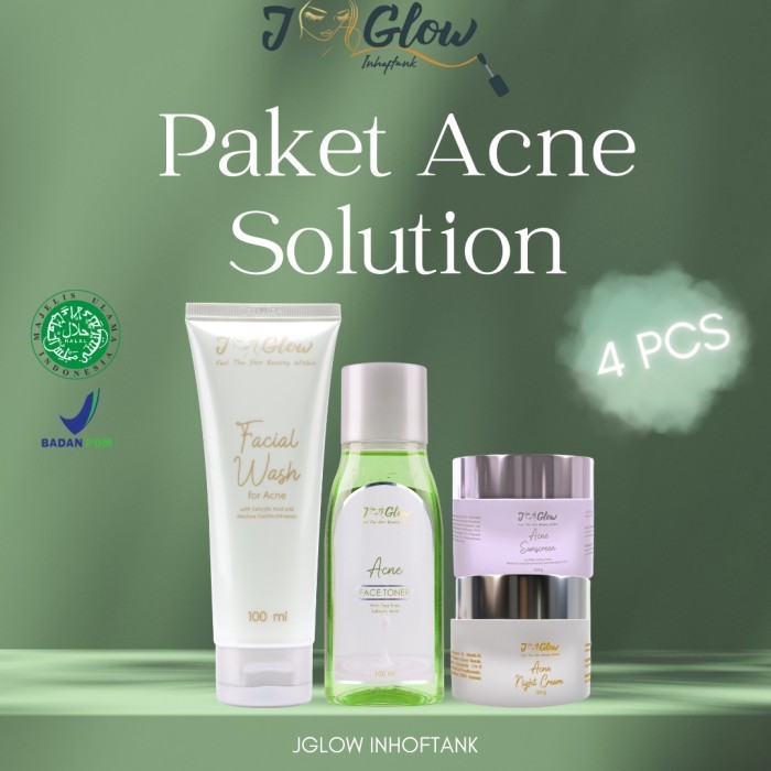 SALE Jglow Skincare - Paket Acne / Paket Acne Jglow
