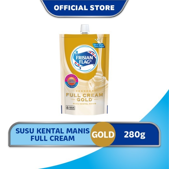 

Silahkan Order] Frisian Flag Bendera Susu Kental Manis Gold Pouch 280g