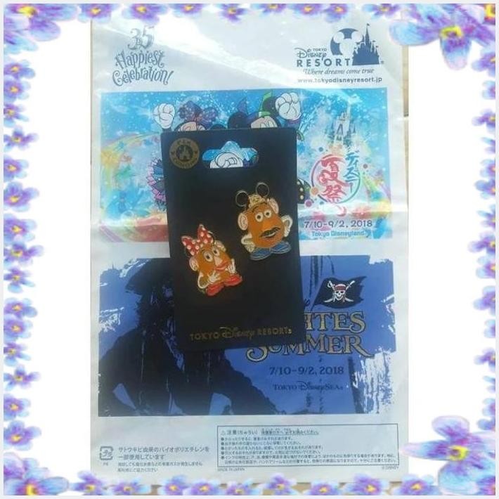 

[TYF] TOKYO DISNEY RESORT PINS MR AND MRS POTATO HEAD