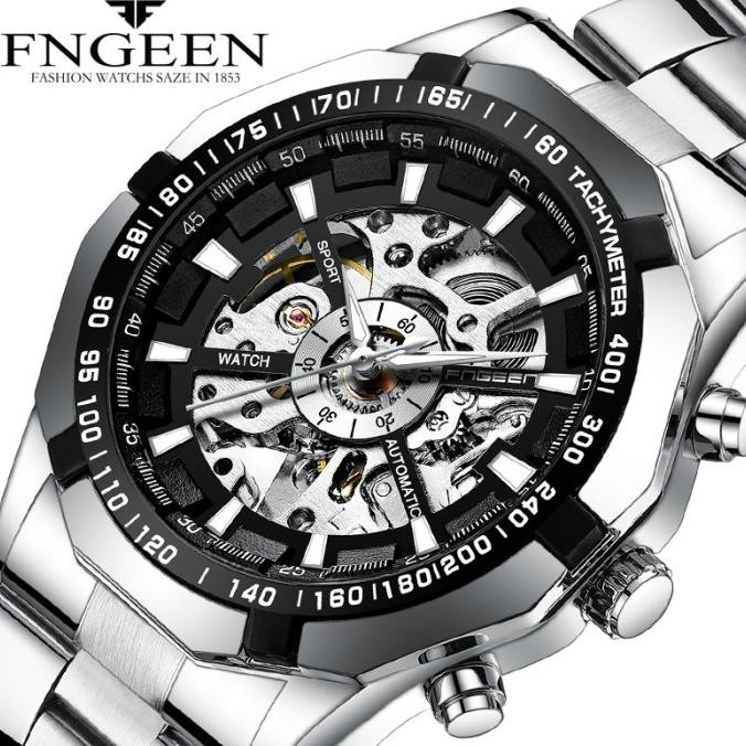 JAM TANGAN FNGEEN ORIGINAL JAM061S3 PETER PREMIUM ANTI AUTOMATIC AIR