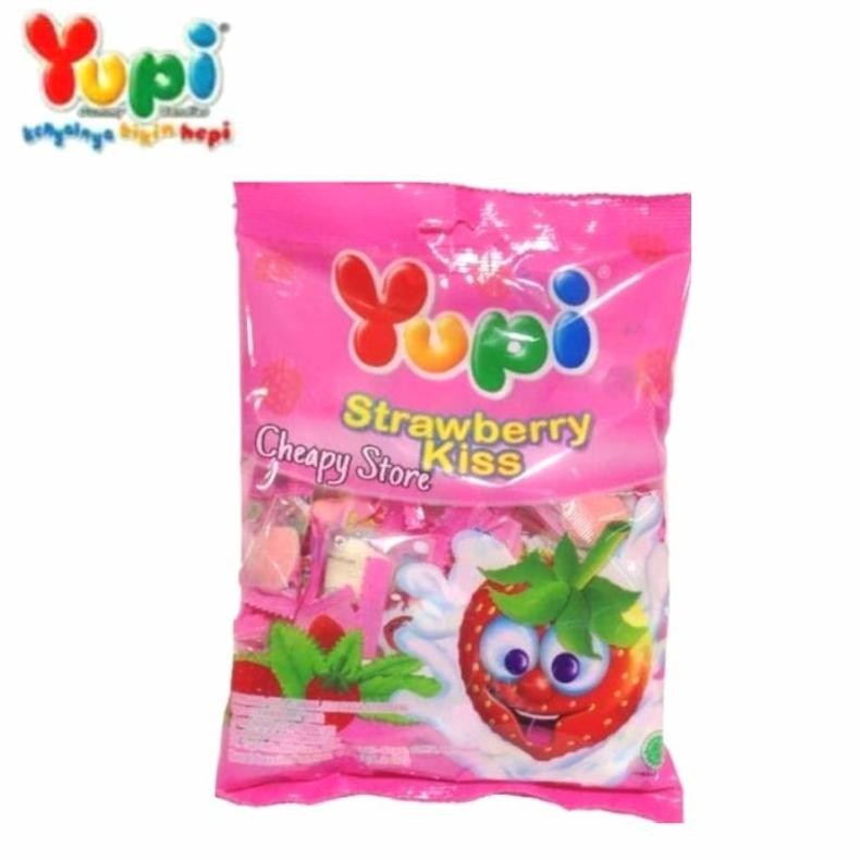 

New Produk Yupi Strowberry Kiss 120Gr .