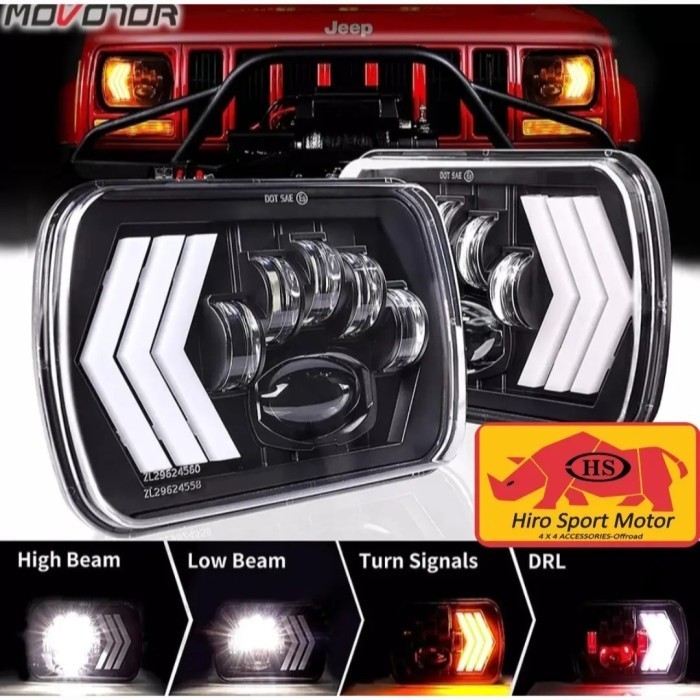 head lamp LED kotak Daymaker feroza  Hiro Motor