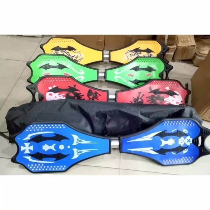Skateboard Goyang Motif Waveboard Skate Board Swayboard 2 Roda