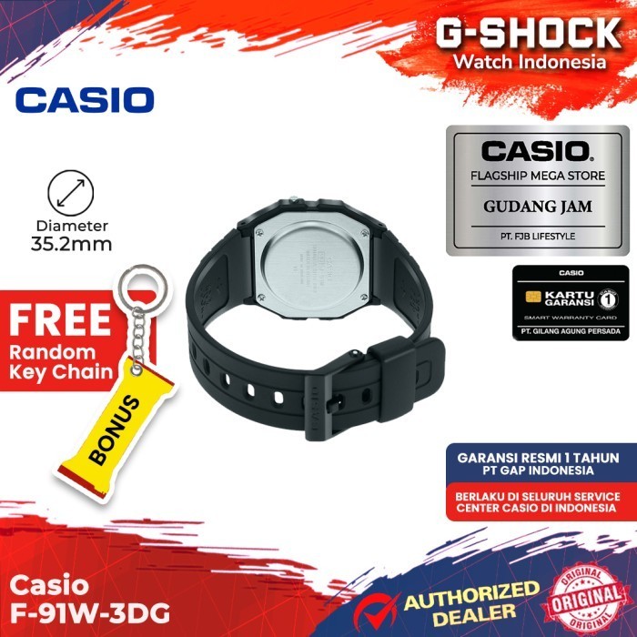 Casio General F-91W-3Dg F-91W F-91 F91W F 91W