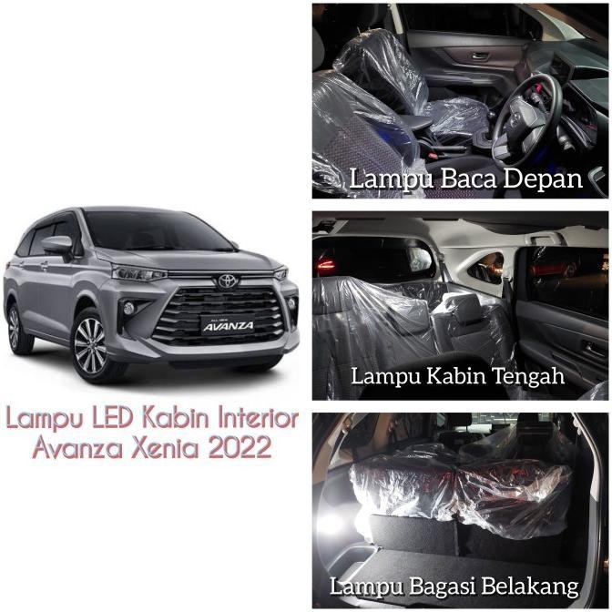 LAMPU KABIN PLAFON LED INTERIOR ALL NEW AVANZA XENIA 2022 FULL SET