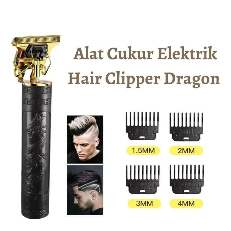 BEST SELLER Alat Cukur Elektrik Hair Clipper Trimmer T9 / Cukuran Vintage T9