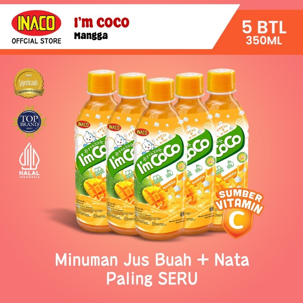 

INACO I'm Coco Mango 350ml - 5pcs