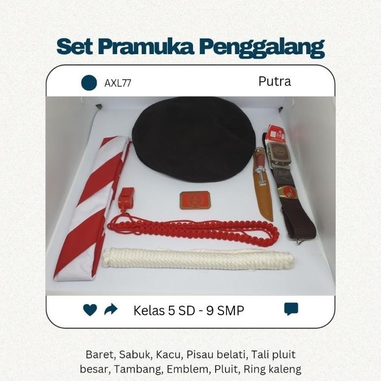 

TERMURAH SET PRAMUKA SIAGA PENGGALANG PENEGAK (SD, SMP, SMA) Oy58