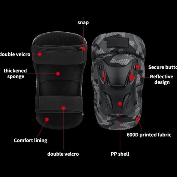 Deker Tangan Elbow Pad Deker Lutut Motowolf Pelindung Tangan Motor TB