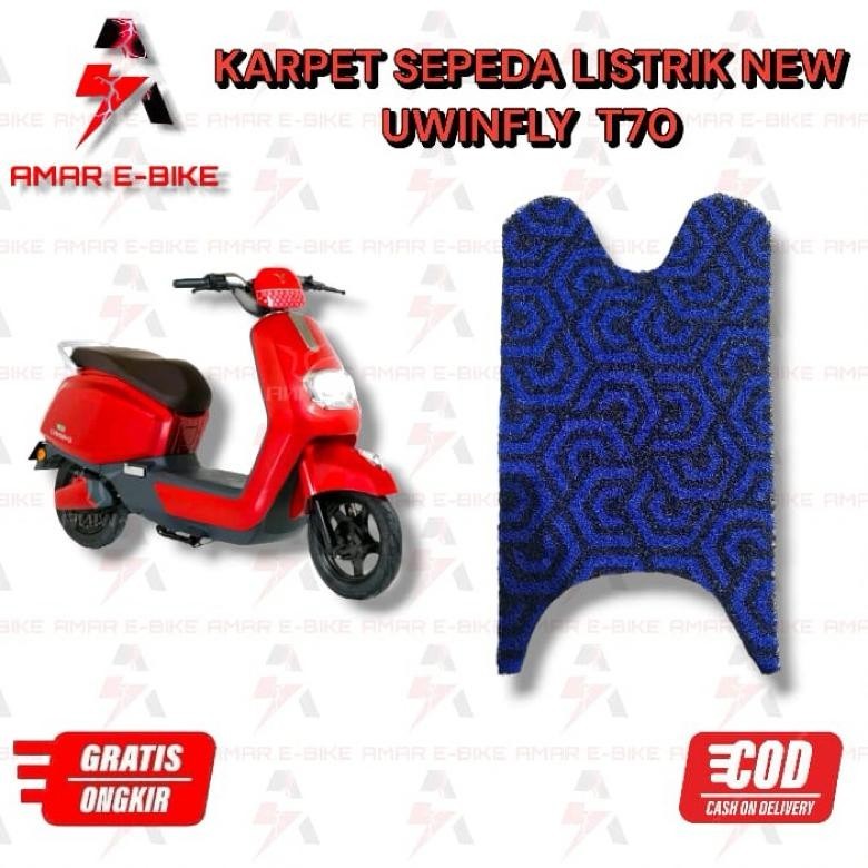 Karpet Alas Kaki Sepeda Motor Listrik Uwinfly NEW T70 Premium