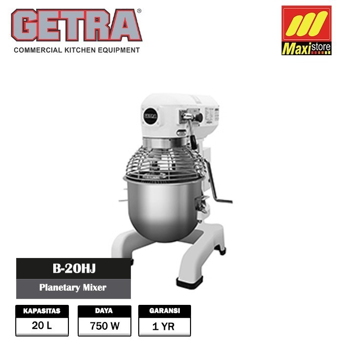 siap kirim] Planetary Mixer GETRA B20 / B-20 HJ Mixer Roti [20 L] - Garansi Resmi