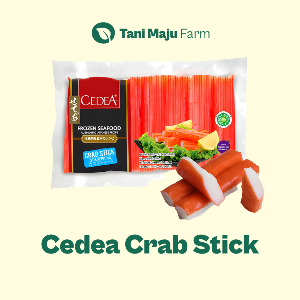 

Cedea Crab Stick Stik Kepiting (250 gram) - INSTANT / SAMEDAY - Frozen Food