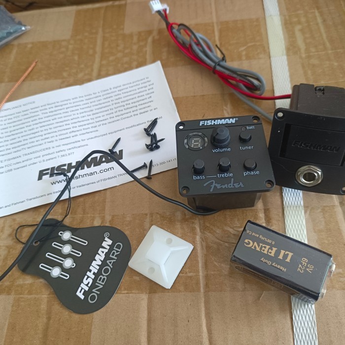 Ami Preamp Fishman Isys Fender/Preamp Gitar Fishman