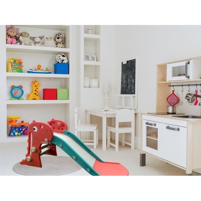 Mainan Anak Perosotan Dino Ring Basket + Bola Vrt-270