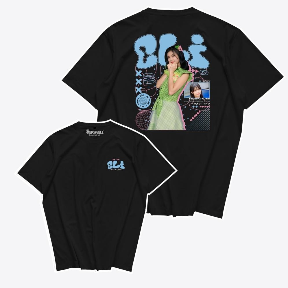 Limited Kaos My Oshi Eli Jkt48 Grafiti Baju Tshirt Combed 24S