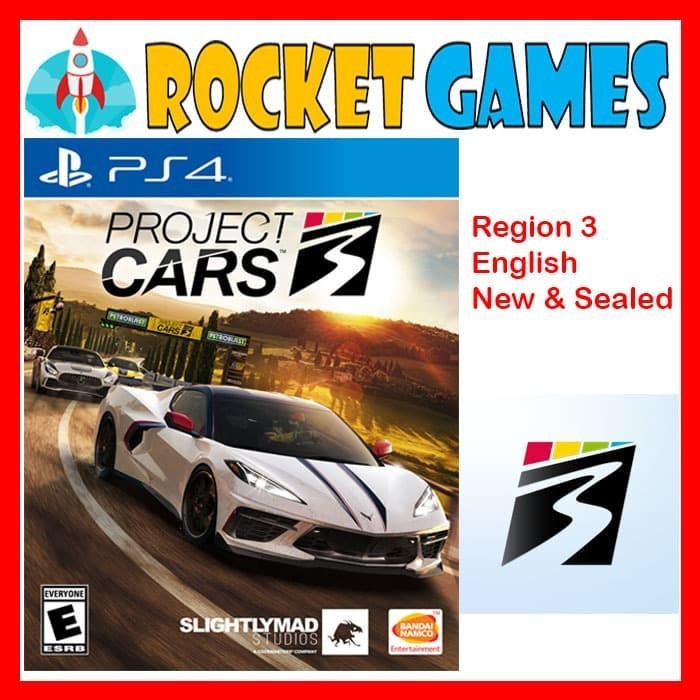 Ps4 Project Cars 3 / Project Cars3 Region 3 Asia / English