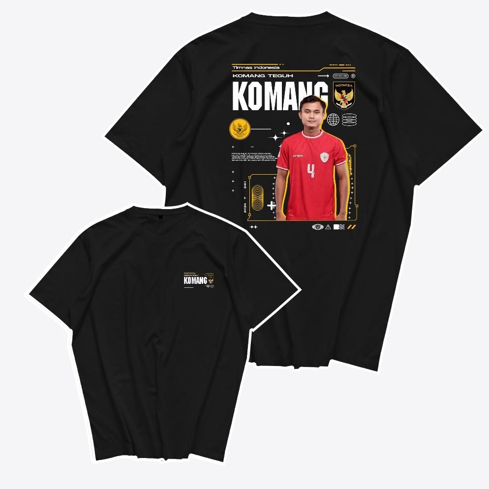 Limited Kaos Komang Teguh Streetwear Baju Streetwear Kaos Timnas Tshirt Combed 24S